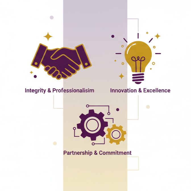 TechNisha Core Values: Integrity, Innovation, and Partnership